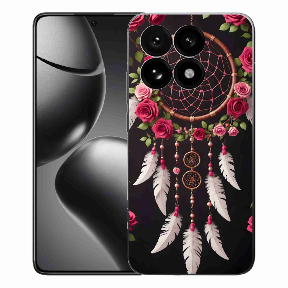 Gélový kryt mmCase na Xiaomi 15T - lapač snov s ružami