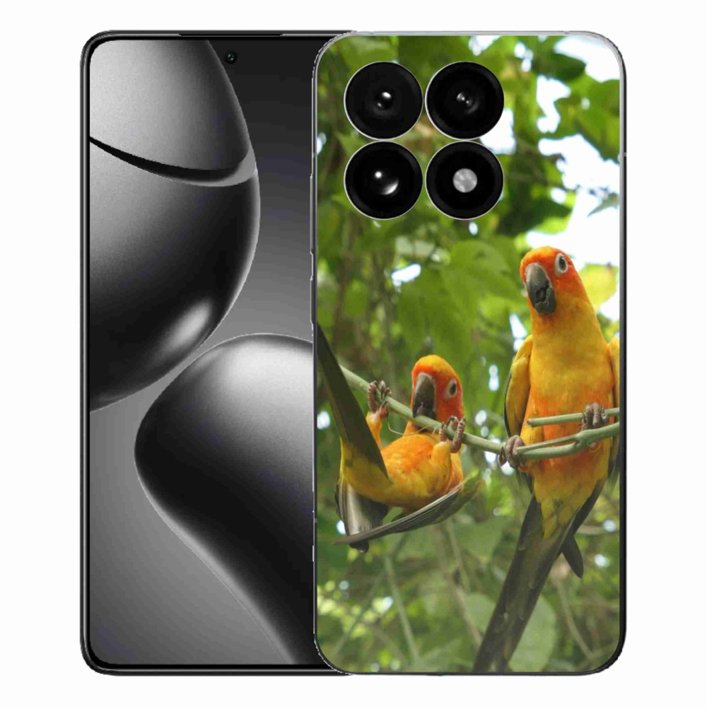 Gélový kryt mmCase na Xiaomi 15T - papagáje aratingy