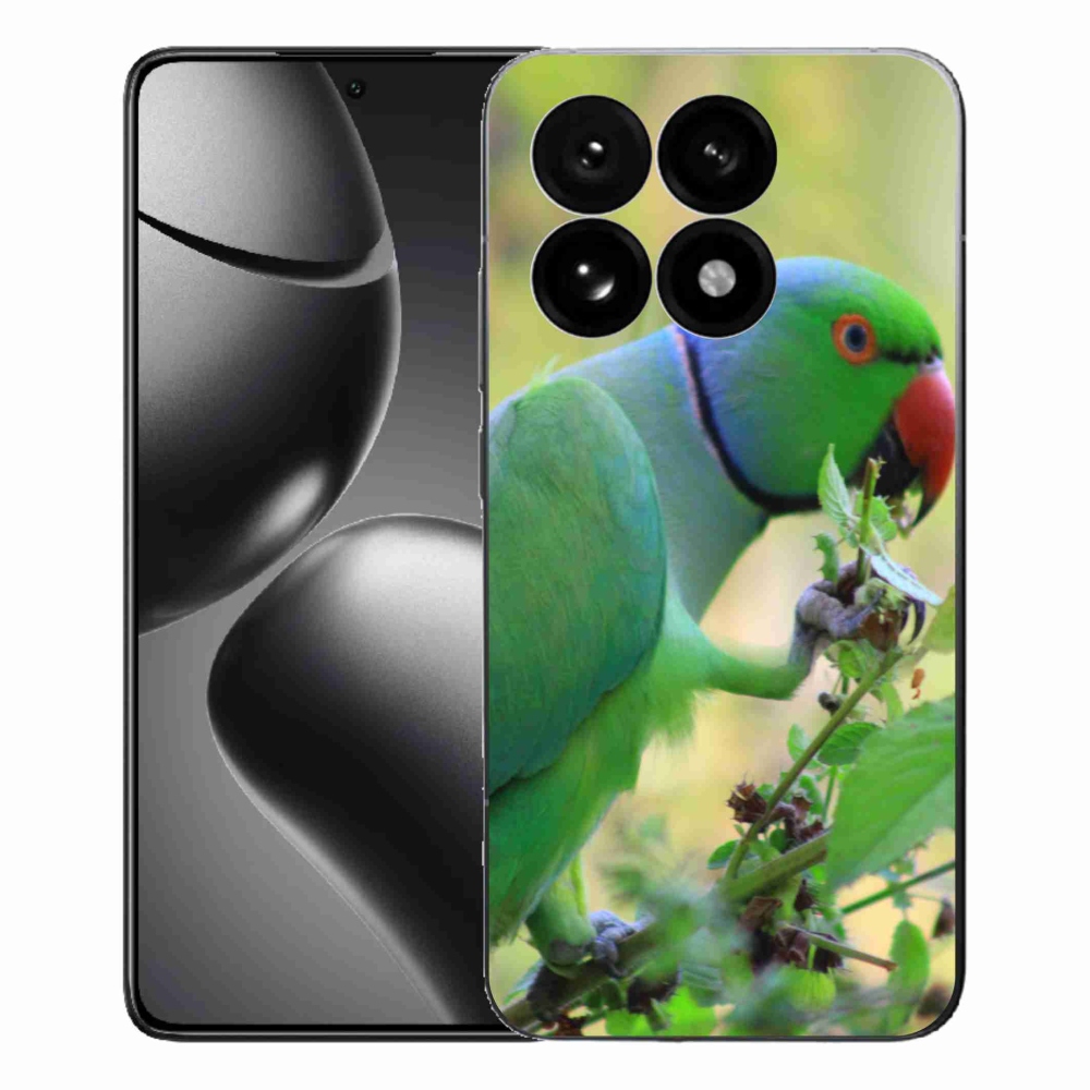 Gélový kryt mmCase na Xiaomi 15T - papagáj Alexandr