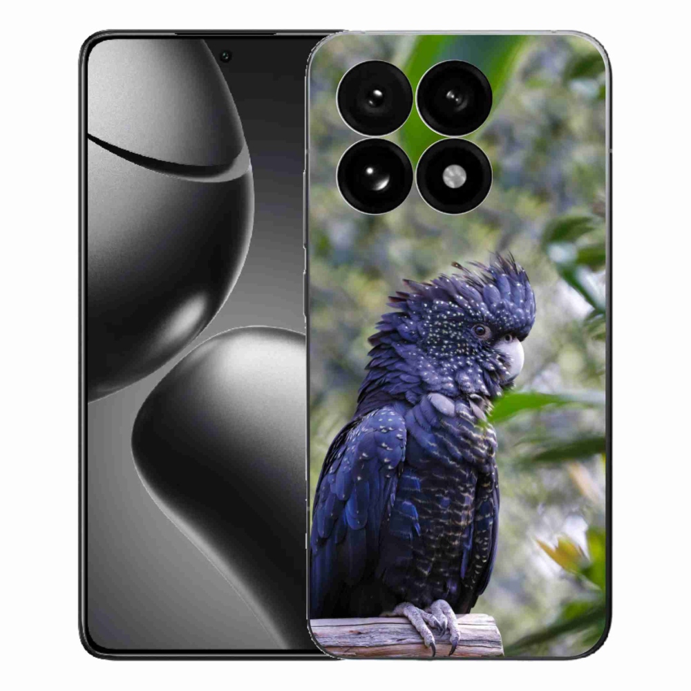 Gélový kryt mmCase na Xiaomi 15T - papagáj kakadu čierny