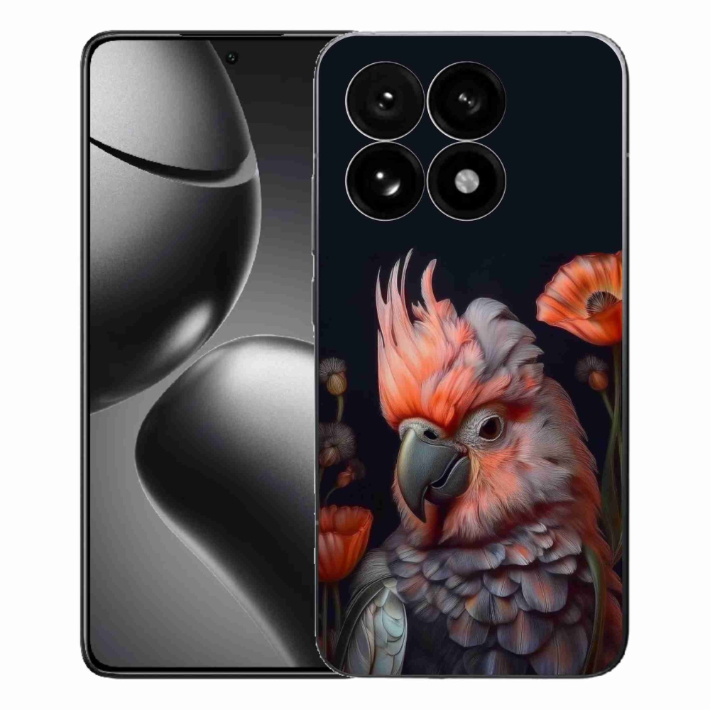 Gélový kryt mmCase na Xiaomi 15T - papagáj kakadu vo farbách
