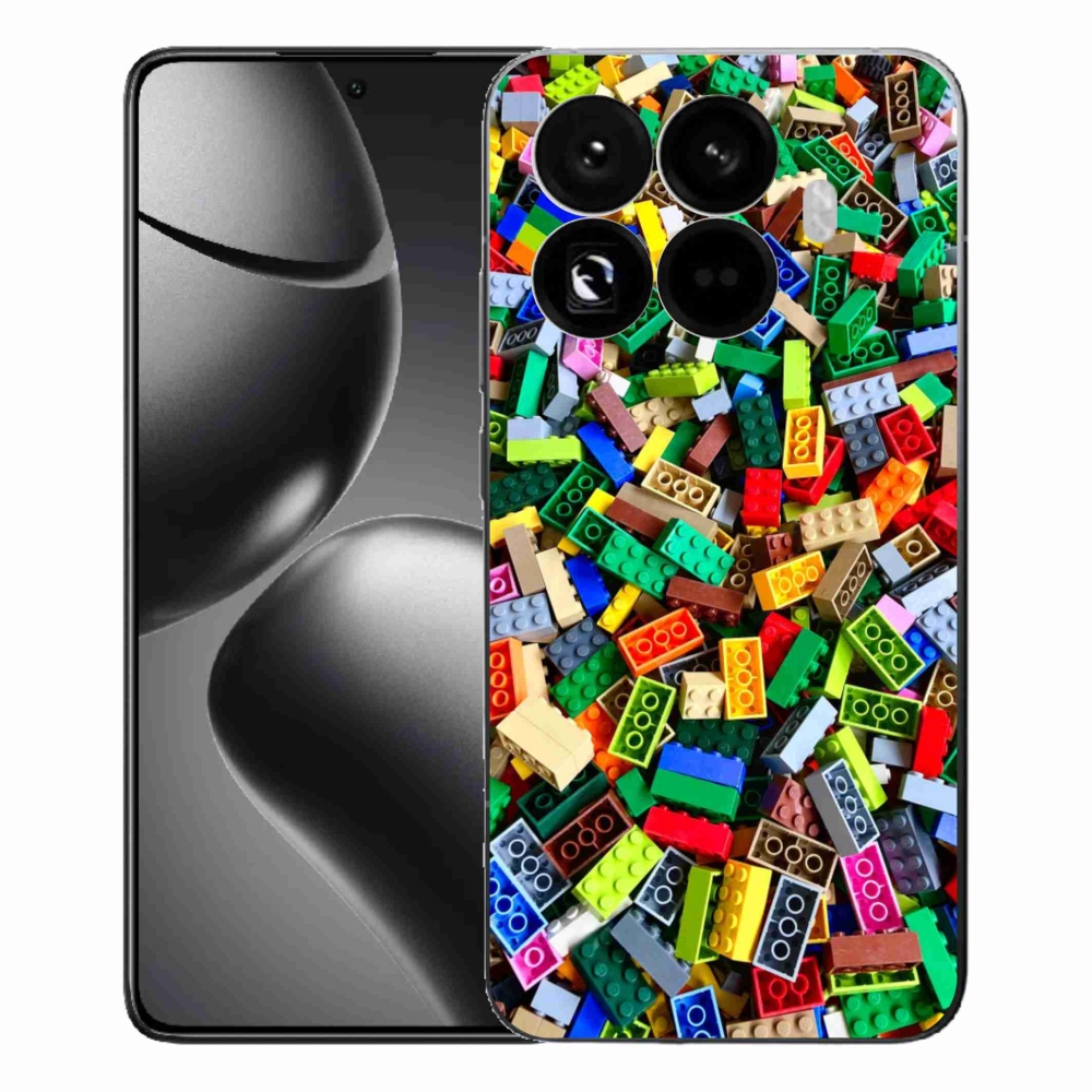 Gélový kryt mmCase na Xiaomi 15T Pro - farebné stavebné kocky