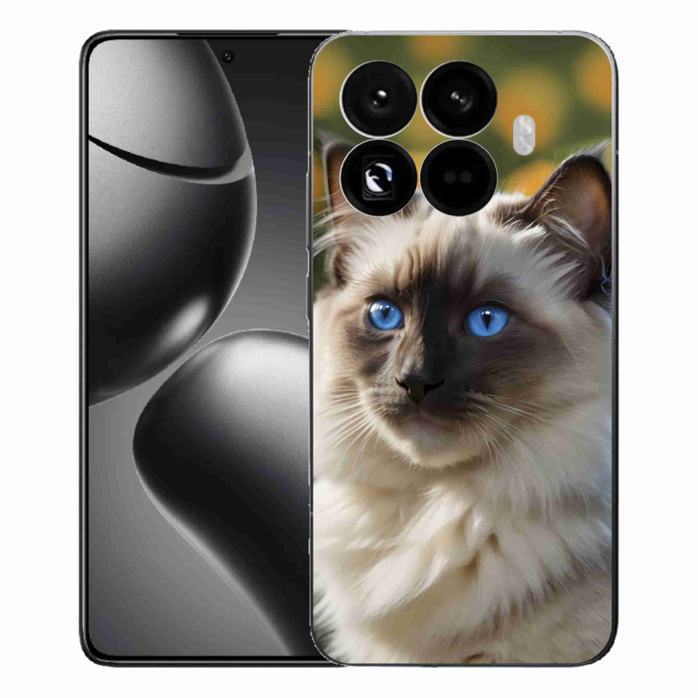 Gélový kryt mmCase na Xiaomi 15T Pro - biely ragdoll