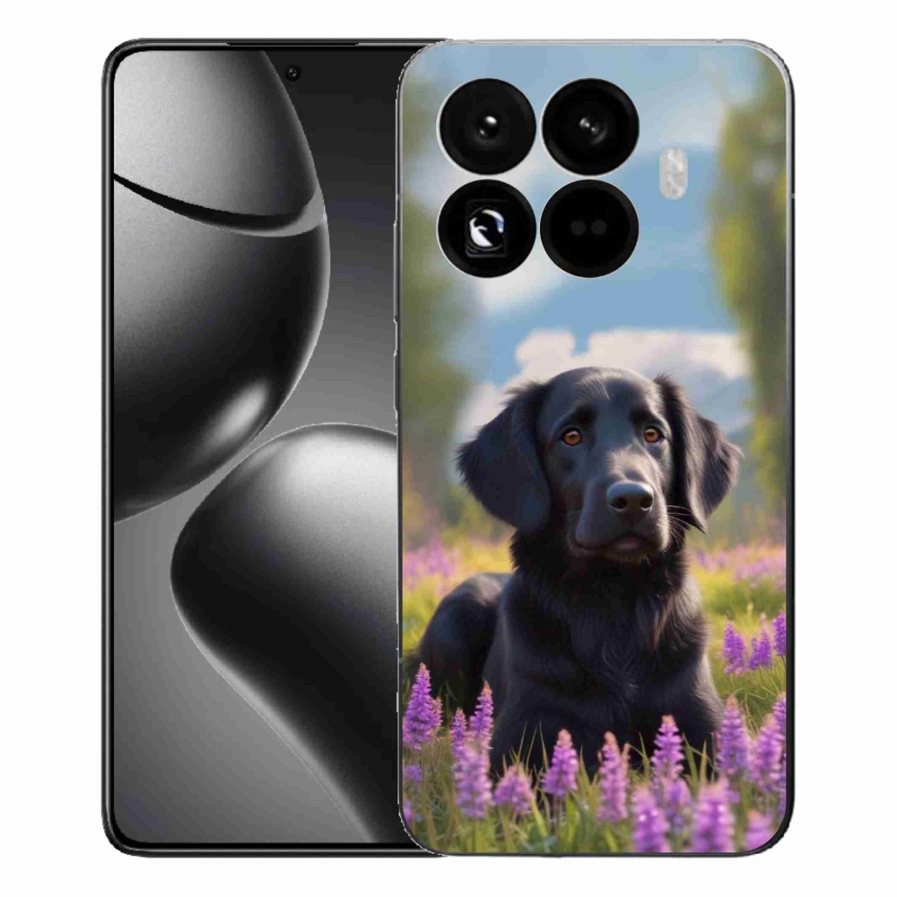 Gélový kryt mmCase na Xiaomi 15T Pro - elegantný čierny retriever