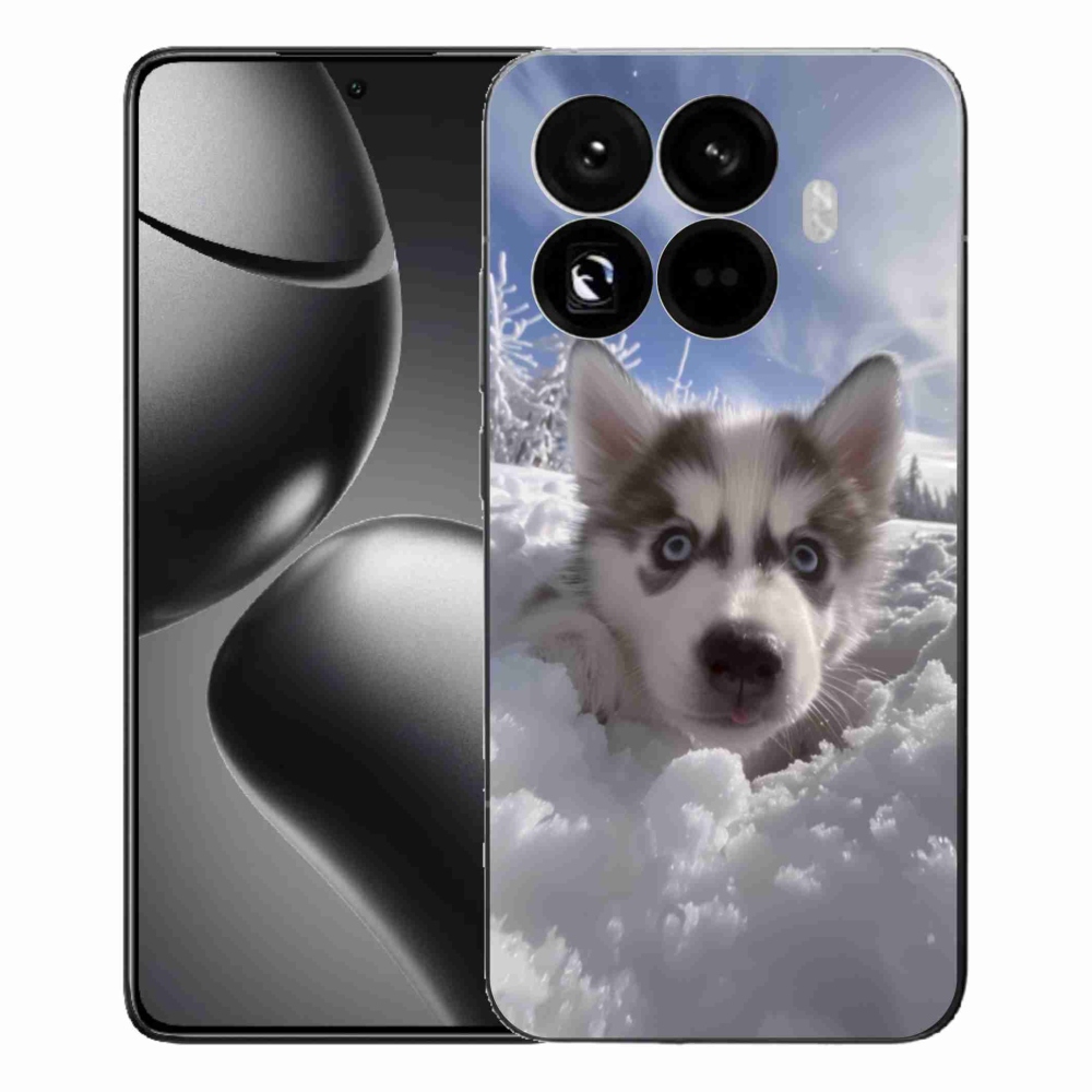 Gélový kryt mmCase na Xiaomi 15T Pro - husky v snehu