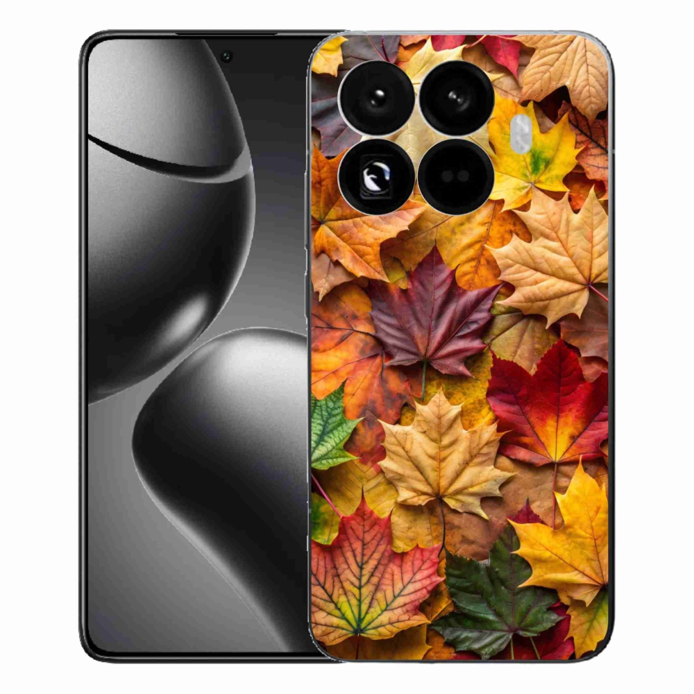 Gélový kryt mmCase na Xiaomi 15T Pro - javorové listy 2