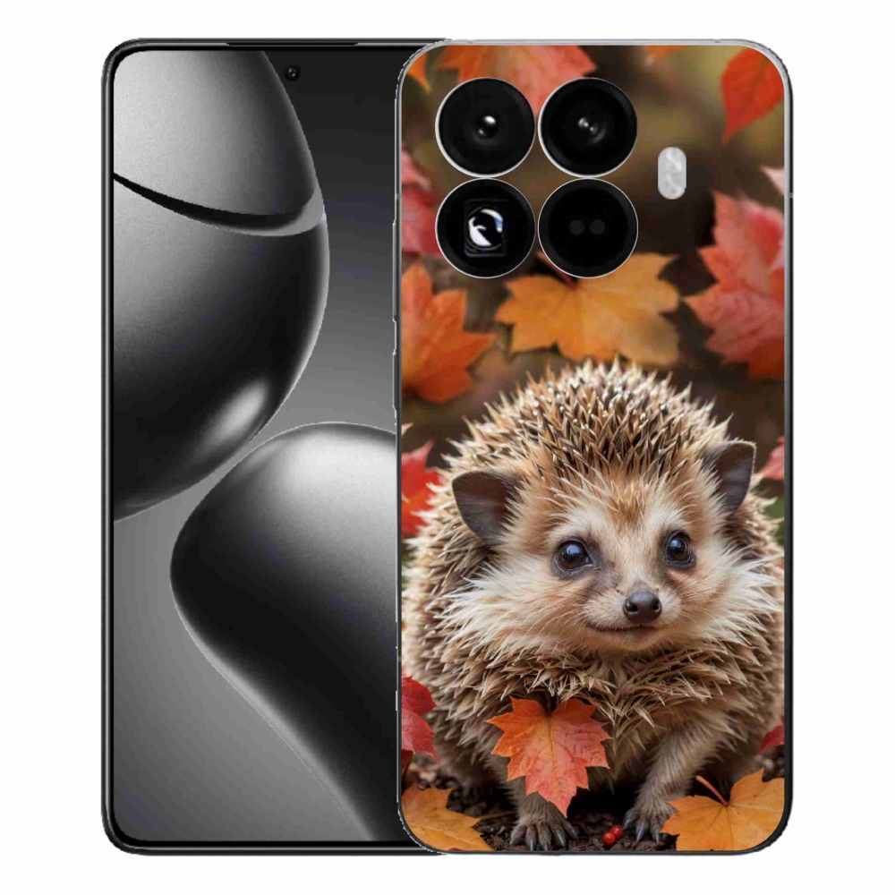 Gélový kryt mmCase na Xiaomi 15T Pro - ježko v lístí