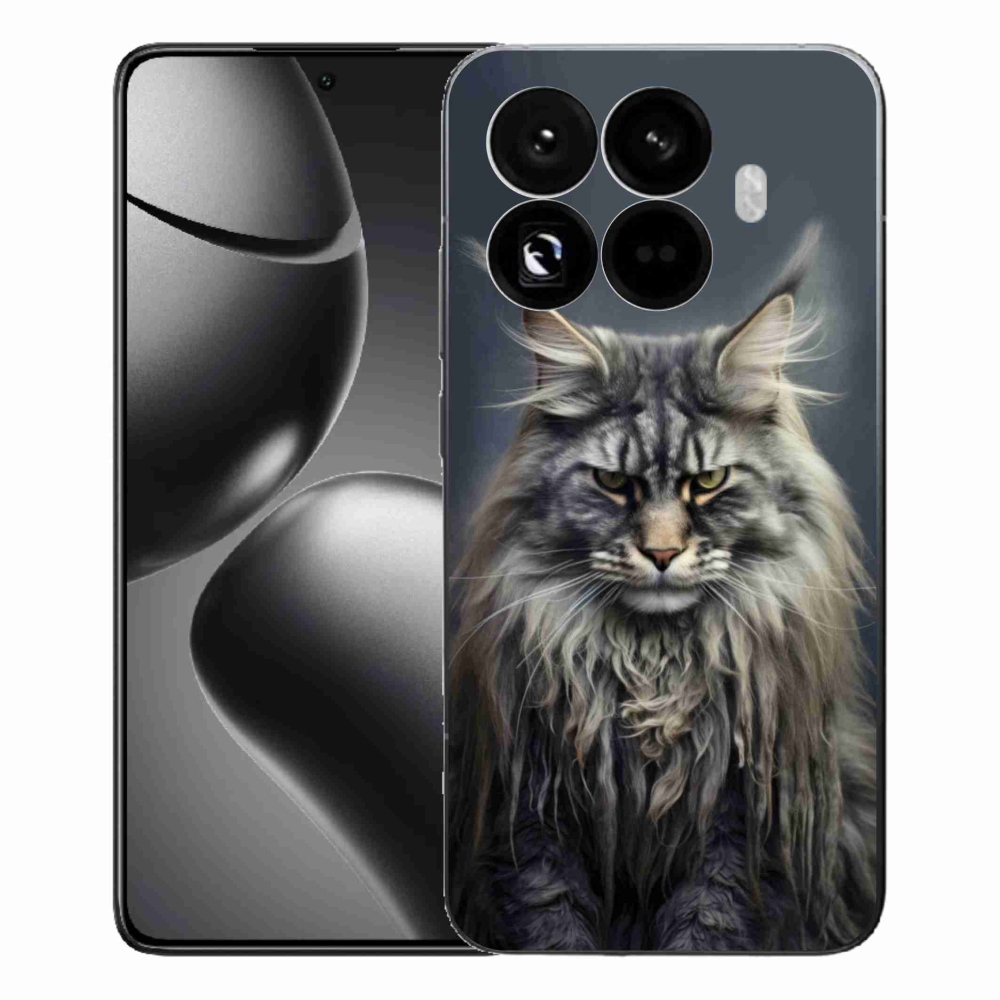 Gélový kryt mmCase na Xiaomi 15T Pro - mačacie pohľad 4