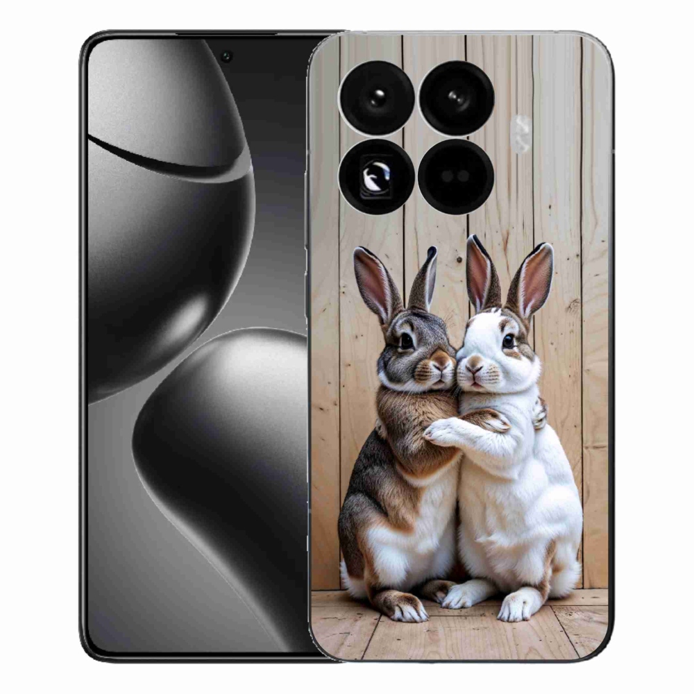 Gélový kryt mmCase na Xiaomi 15T Pro - králičie pár