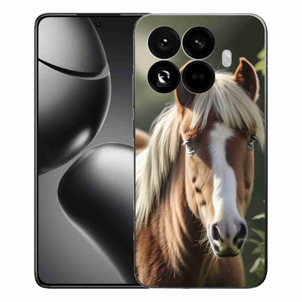 Gélový kryt mmCase na Xiaomi 15T Pro - kôň so svetlou hrivou