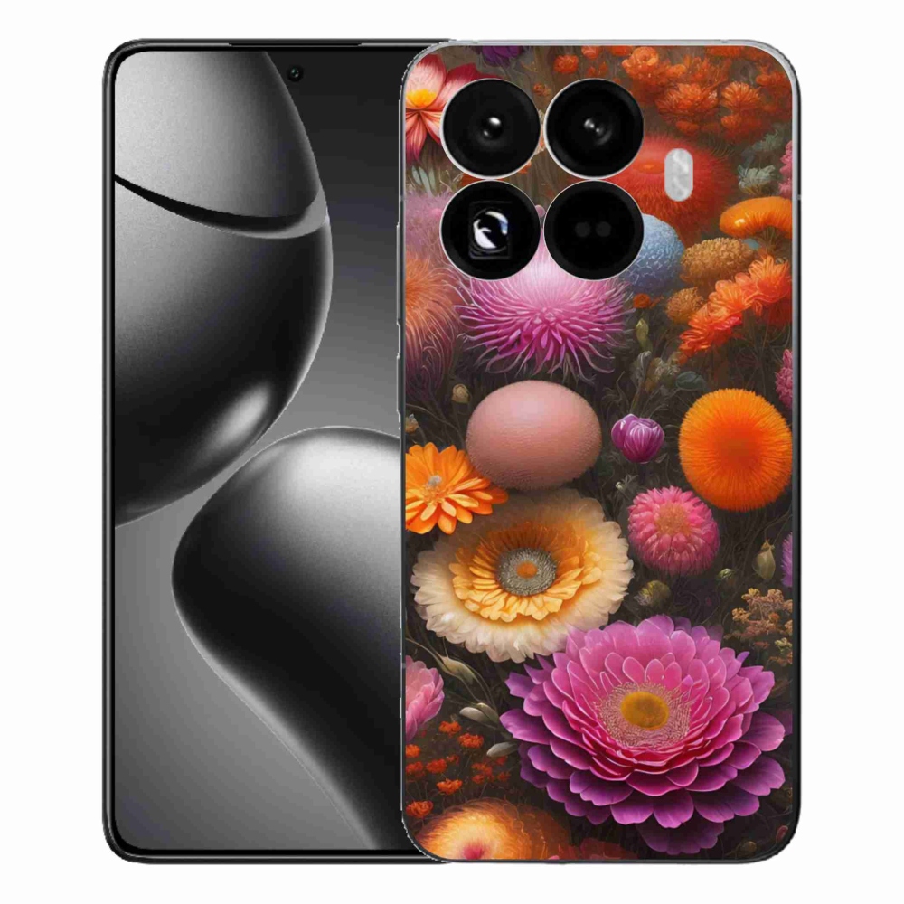 Gélový kryt mmCase na Xiaomi 15T Pro - kvetinová kompozícia