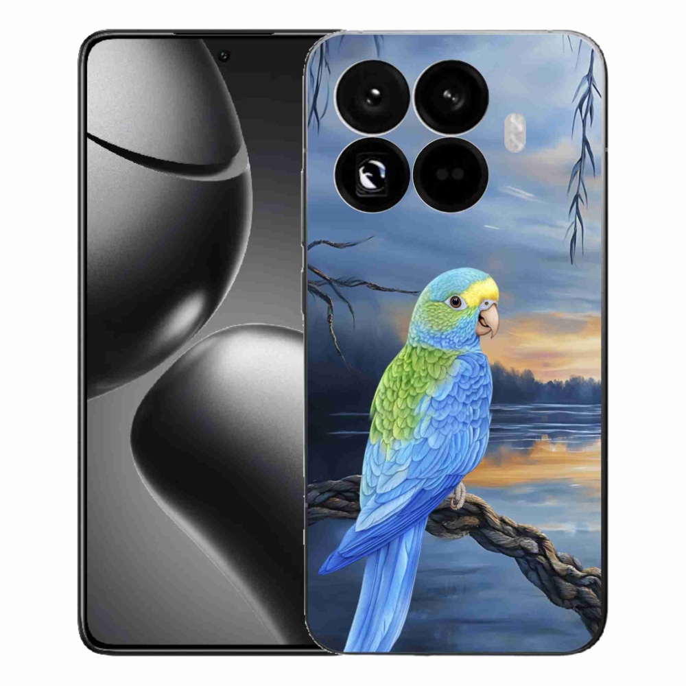 Gélový kryt mmCase na Xiaomi 15T Pro - modrý papagáj
