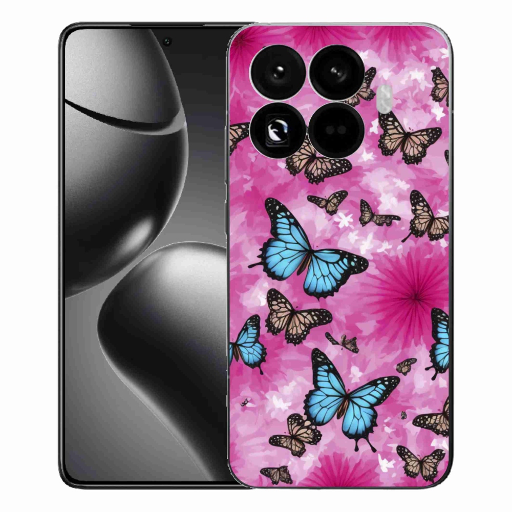 Gélový kryt mmCase na Xiaomi 15T Pro - motýlia záhrada