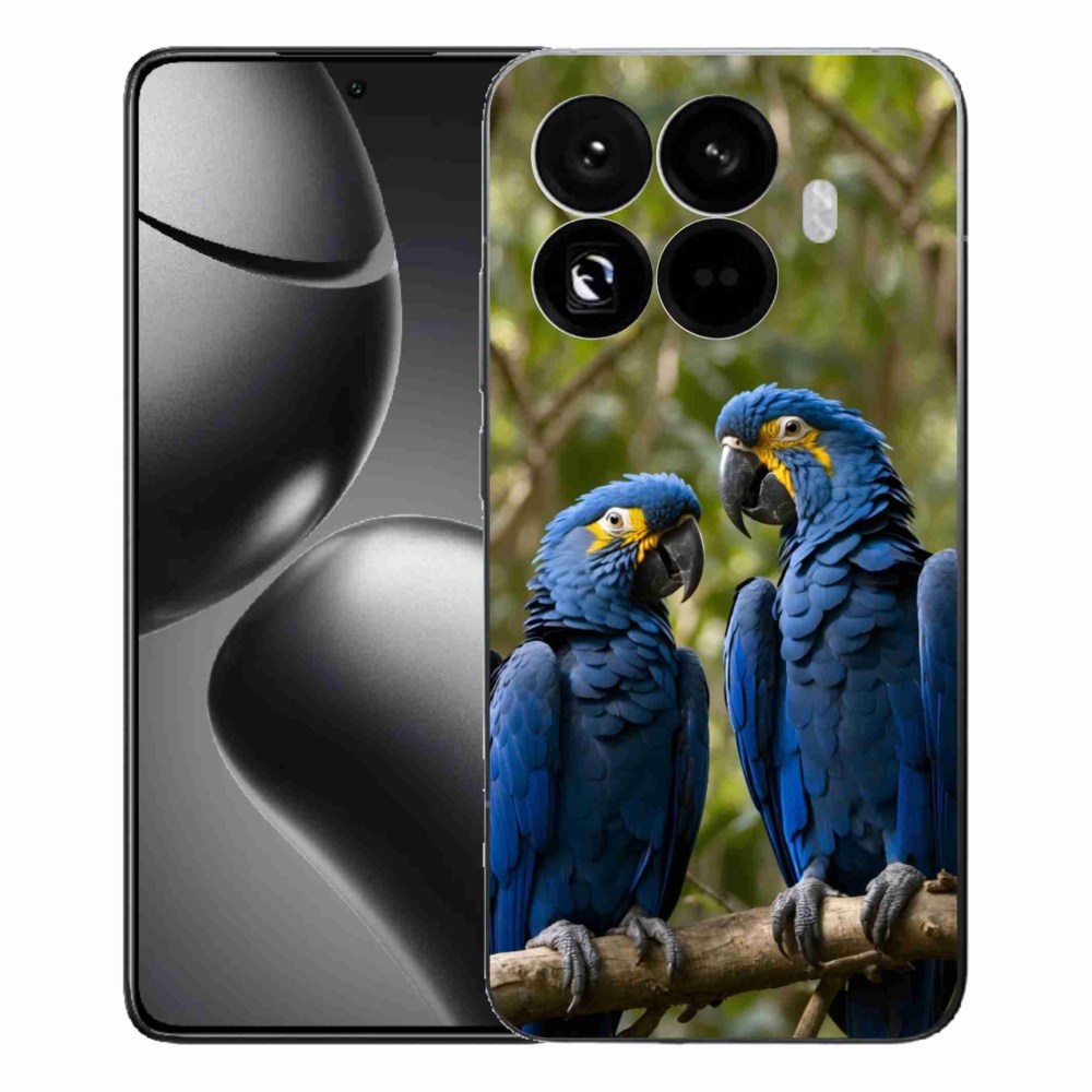 Gélový kryt mmCase na Xiaomi 15T Pro - papagájové duo