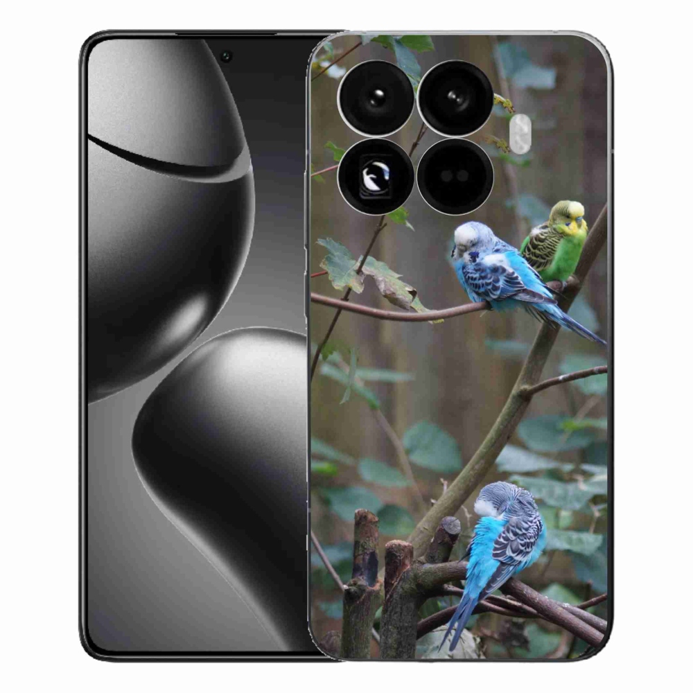 Gélový kryt mmCase na Xiaomi 15T Pro - papagáje na vetve