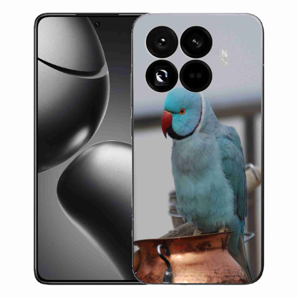 Gélový kryt mmCase na Xiaomi 15T Pro - papagáj alexander modrý