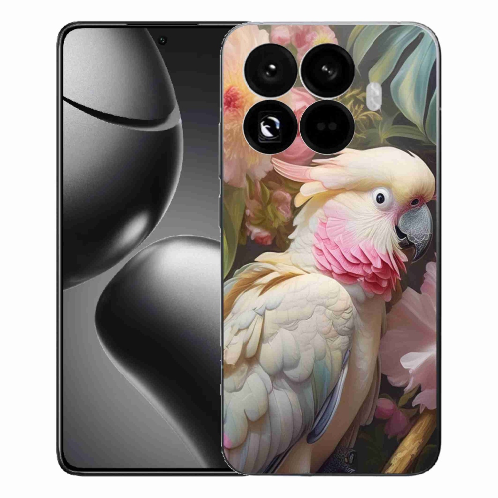 Gélový kryt mmCase na Xiaomi 15T Pro - papagáj kakadu ružový 2