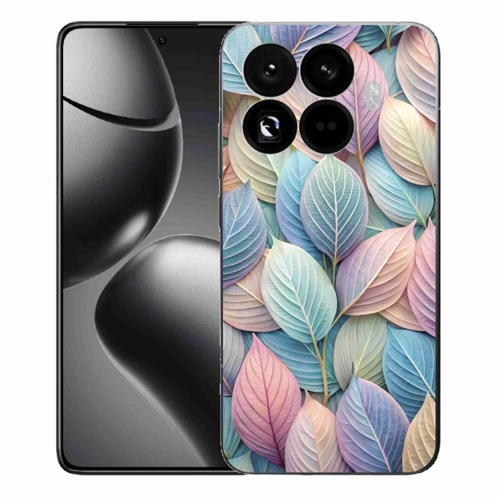 Gélový kryt mmCase na Xiaomi 15T Pro - pastelové listy