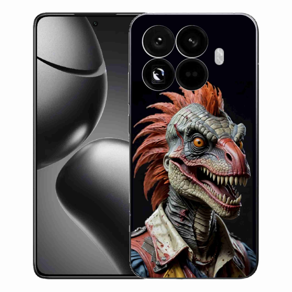 Gélový kryt mmCase na Xiaomi 15T Pro - punk dinosaurus
