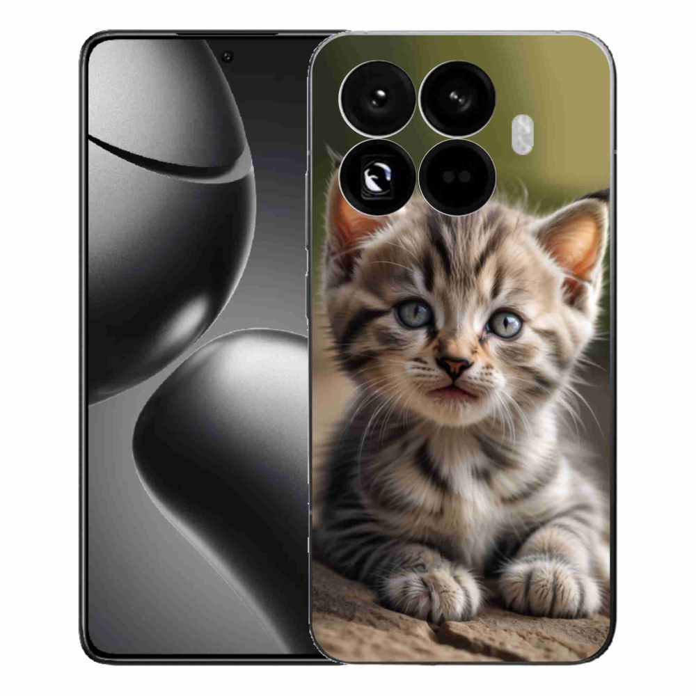 Gélový kryt mmCase na Xiaomi 15T Pro - roztomilé mačiatko 9