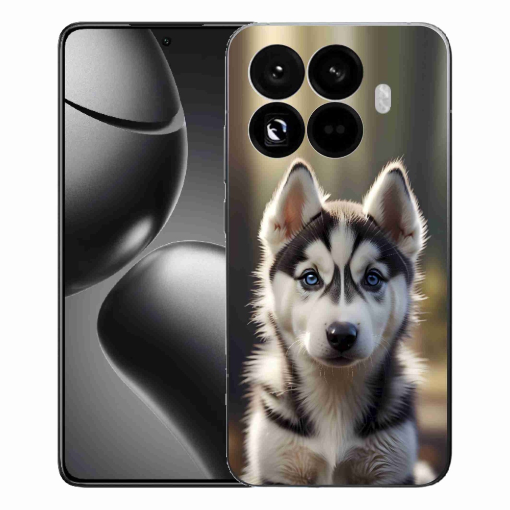 Gélový kryt mmCase na Xiaomi 15T Pro - roztomilý sibírsky husky