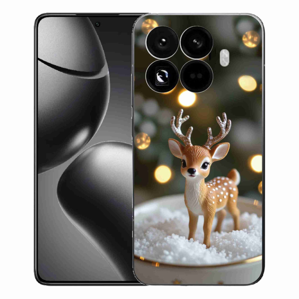 Gélový kryt mmCase na Xiaomi 15T Pro - roztomilý vianočný jeleň