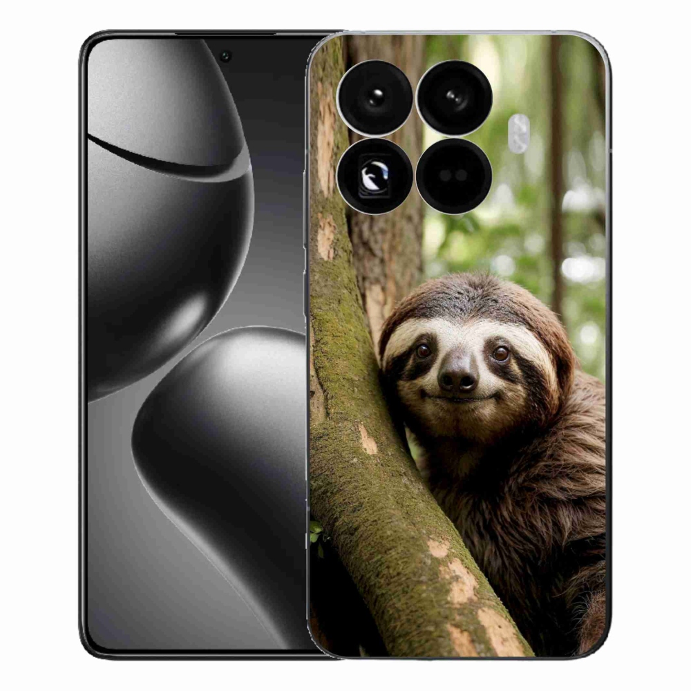 Gélový kryt mmCase na Xiaomi 15T Pro - usmievavý leňochod