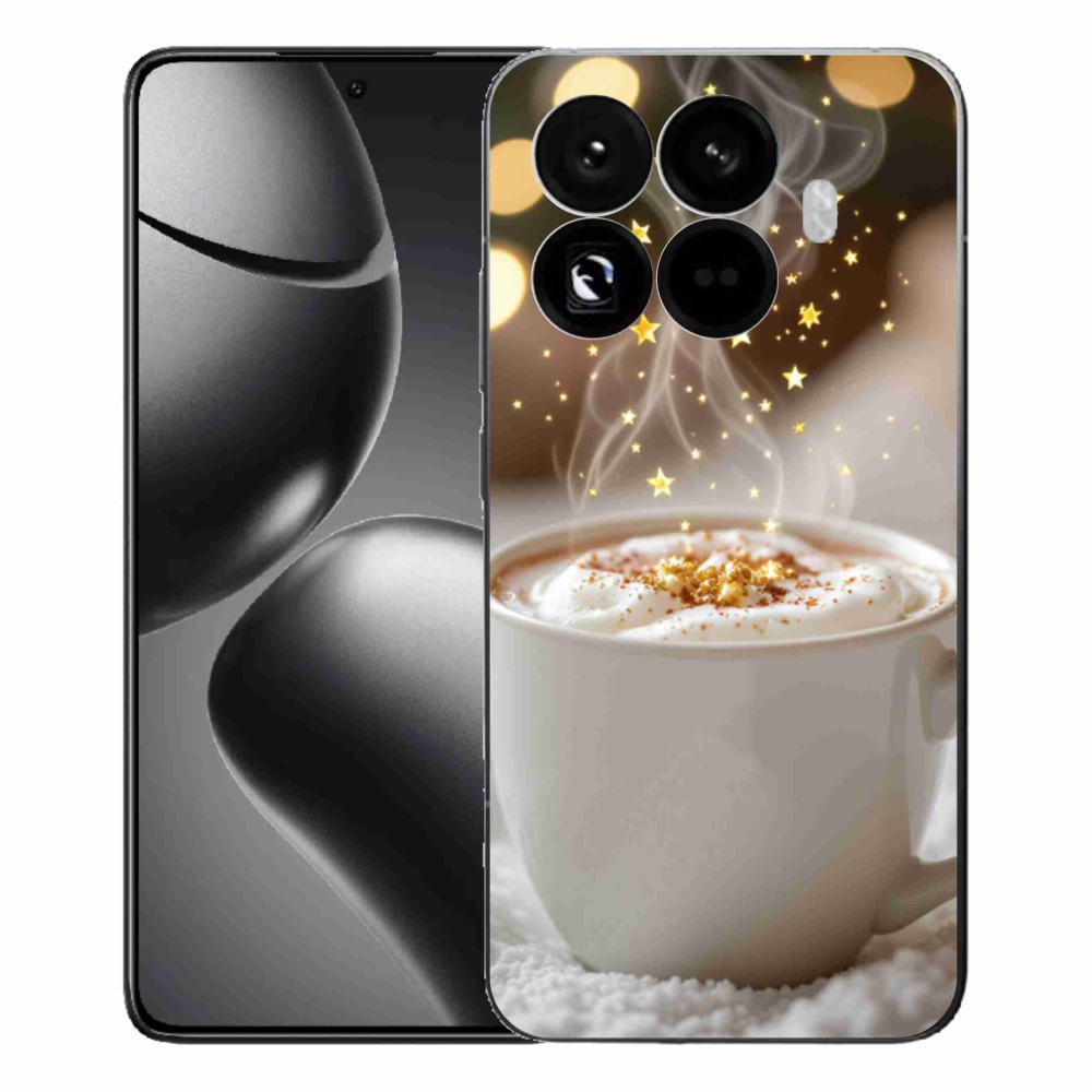 Gélový kryt mmCase na Xiaomi 15T Pro - vianočný horúci nápoj