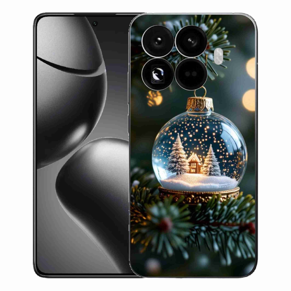 Gélový kryt mmCase na Xiaomi 15T Pro - vianočné gule 2