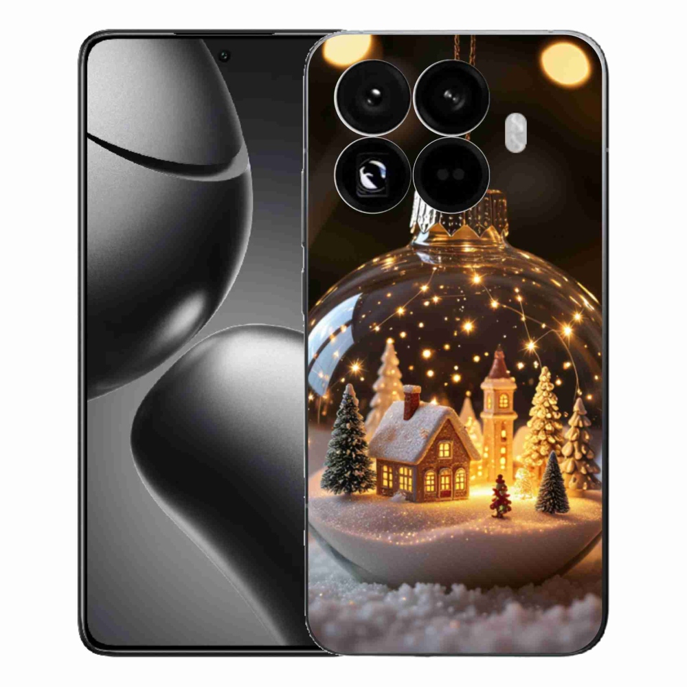 Gélový kryt mmCase na Xiaomi 15T Pro - vianočné gule 3