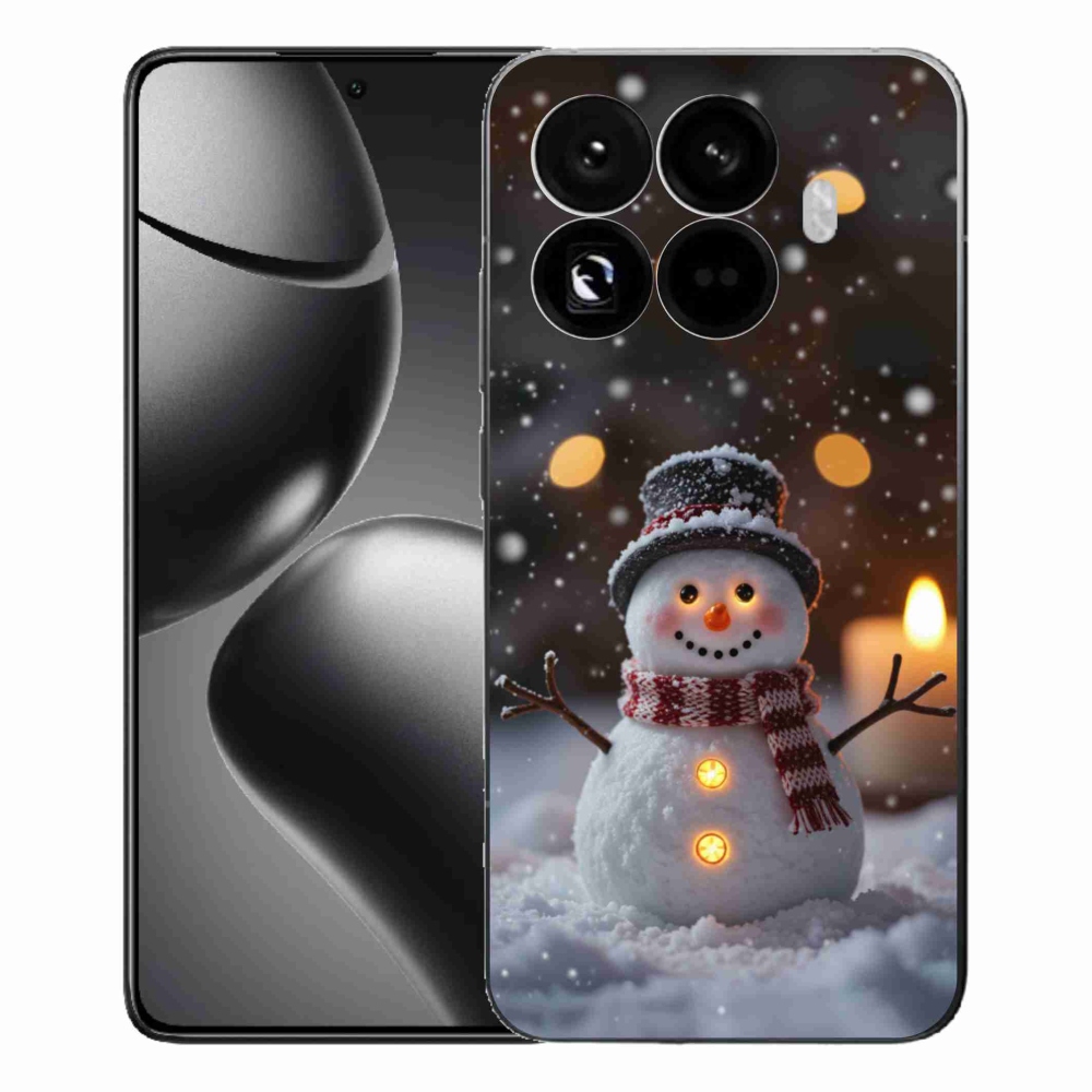 Gélový kryt mmCase na Xiaomi 15T Pro - veselý snehuliak
