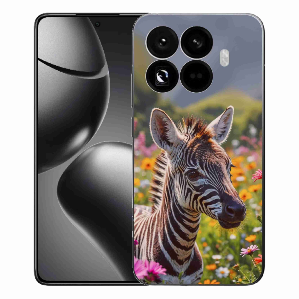 Gélový kryt mmCase na Xiaomi 15T Pro - zebra na lúke