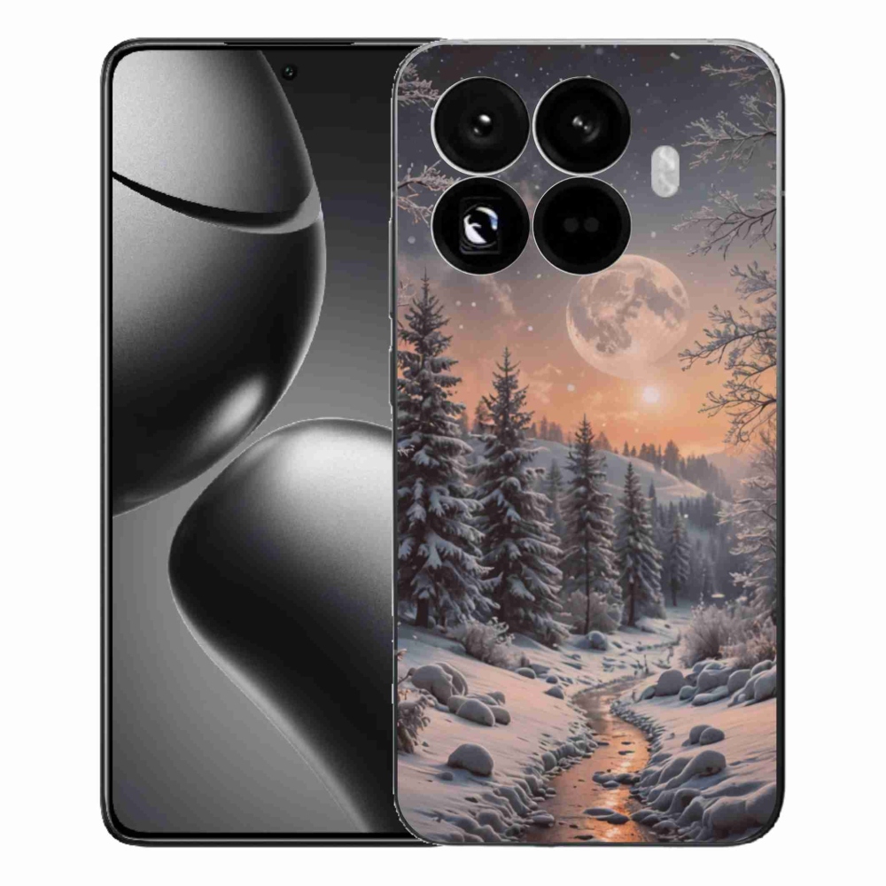 Gélový kryt mmCase na Xiaomi 15T Pro - zimná krajina 2