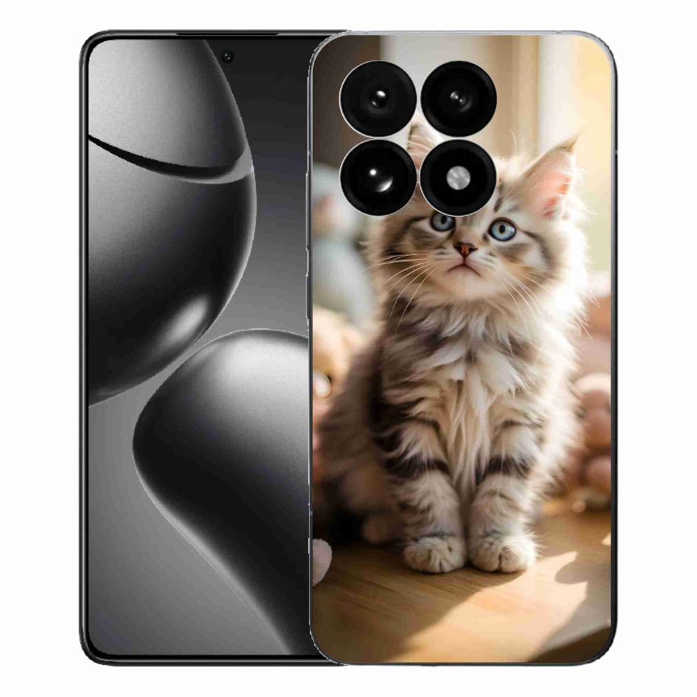 Gélový kryt mmCase na Xiaomi 15T - roztomilé mačiatko 10