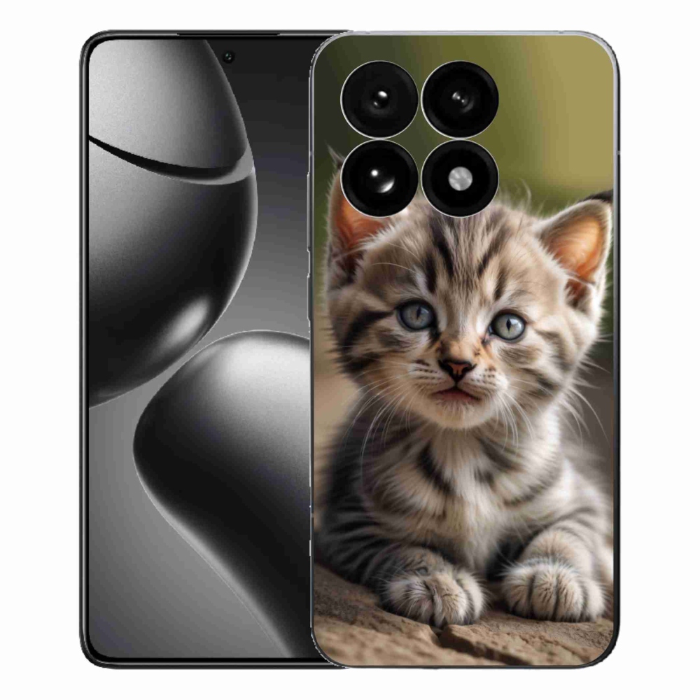 Gélový kryt mmCase na Xiaomi 15T - roztomilé mačiatko 9