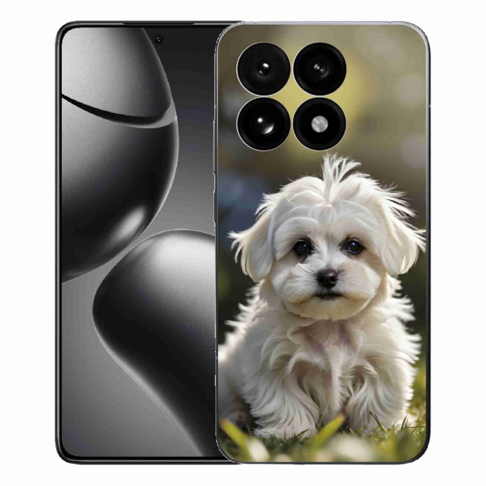 Gélový kryt mmCase na Xiaomi 15T - roztomilý maltézsky psík
