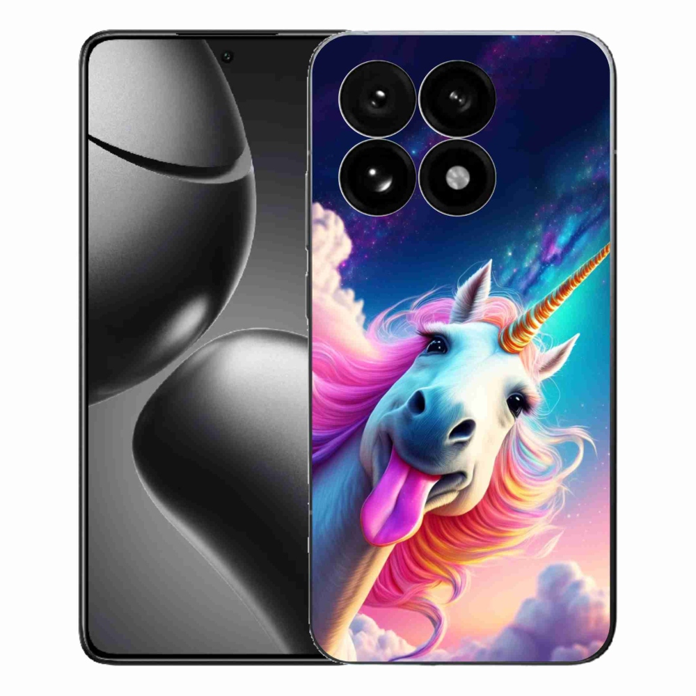 Gélový kryt mmCase na Xiaomi 15T - šialený jednorožec