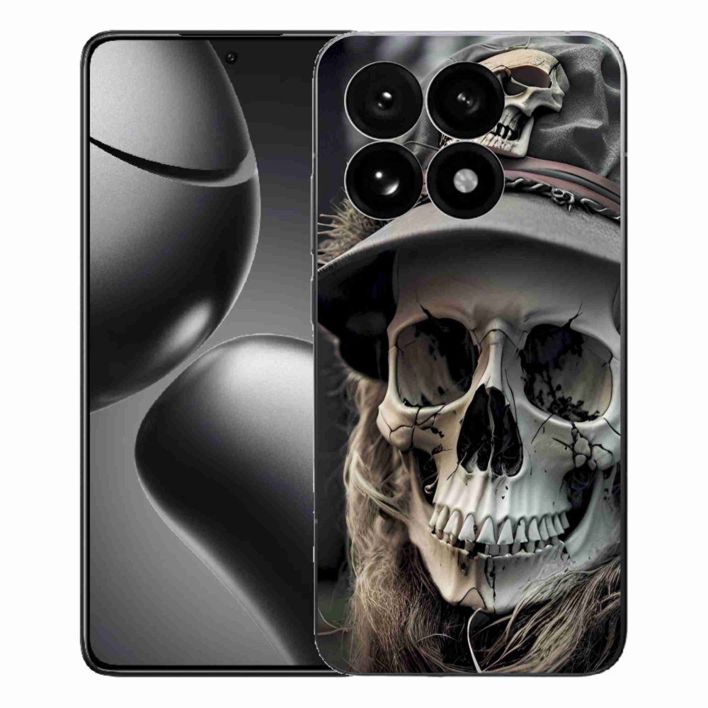 Gélový kryt mmCase na Xiaomi 15T - temná lebka