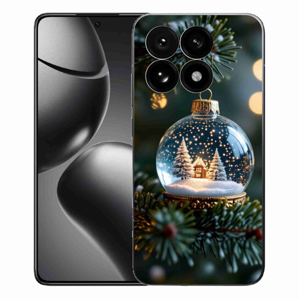 Gélový kryt mmCase na Xiaomi 15T - vianočné gule 2