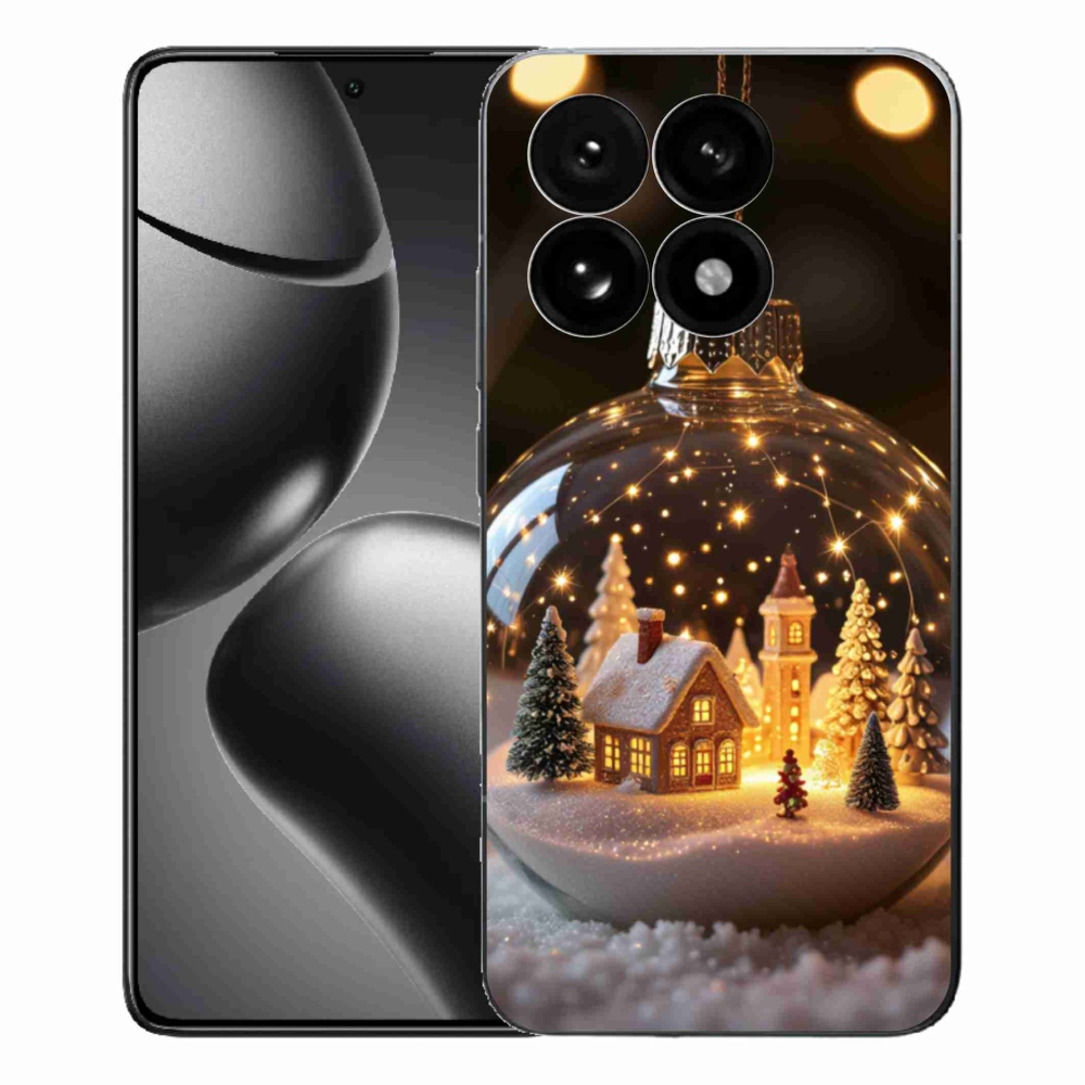 Gélový kryt mmCase na Xiaomi 15T - vianočné gule 3