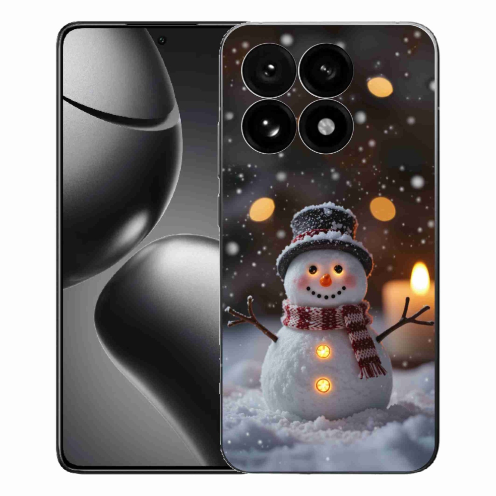 Gélový kryt mmCase na Xiaomi 15T - veselý snehuliak