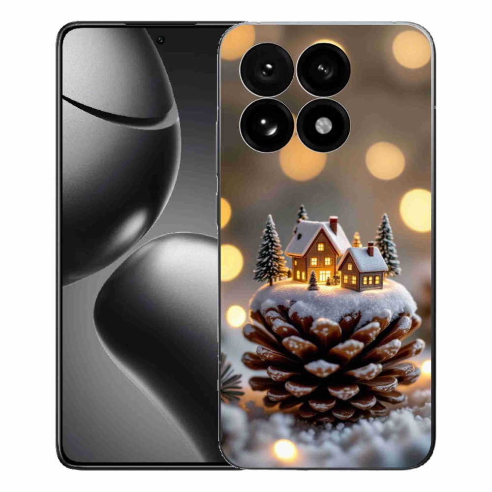 Gélový kryt mmCase na Xiaomi 15T - zimná dedinka