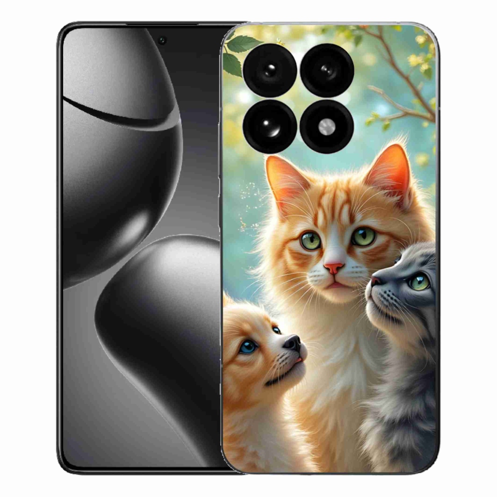 Gélový kryt mmCase na Xiaomi 15T - zvieracie priateľstvo 2