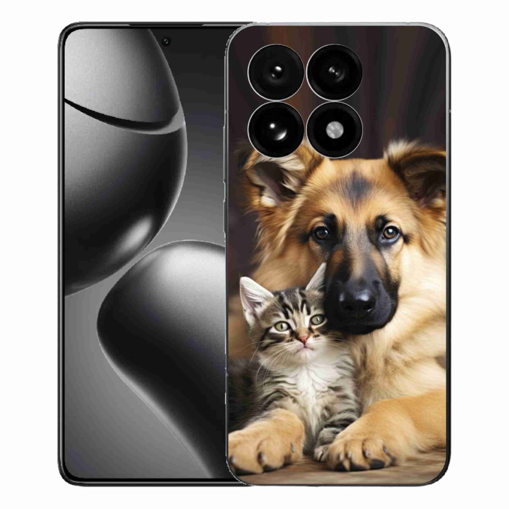 Gélový kryt mmCase na Xiaomi 15T - zvieracie priateľstvo