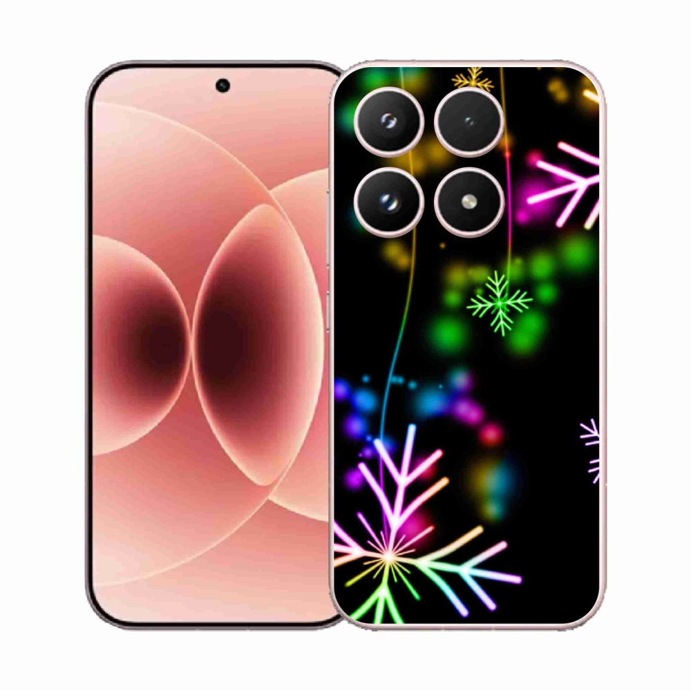 Gélový kryt mmCase na Xiaomi 17 - farebné vločky