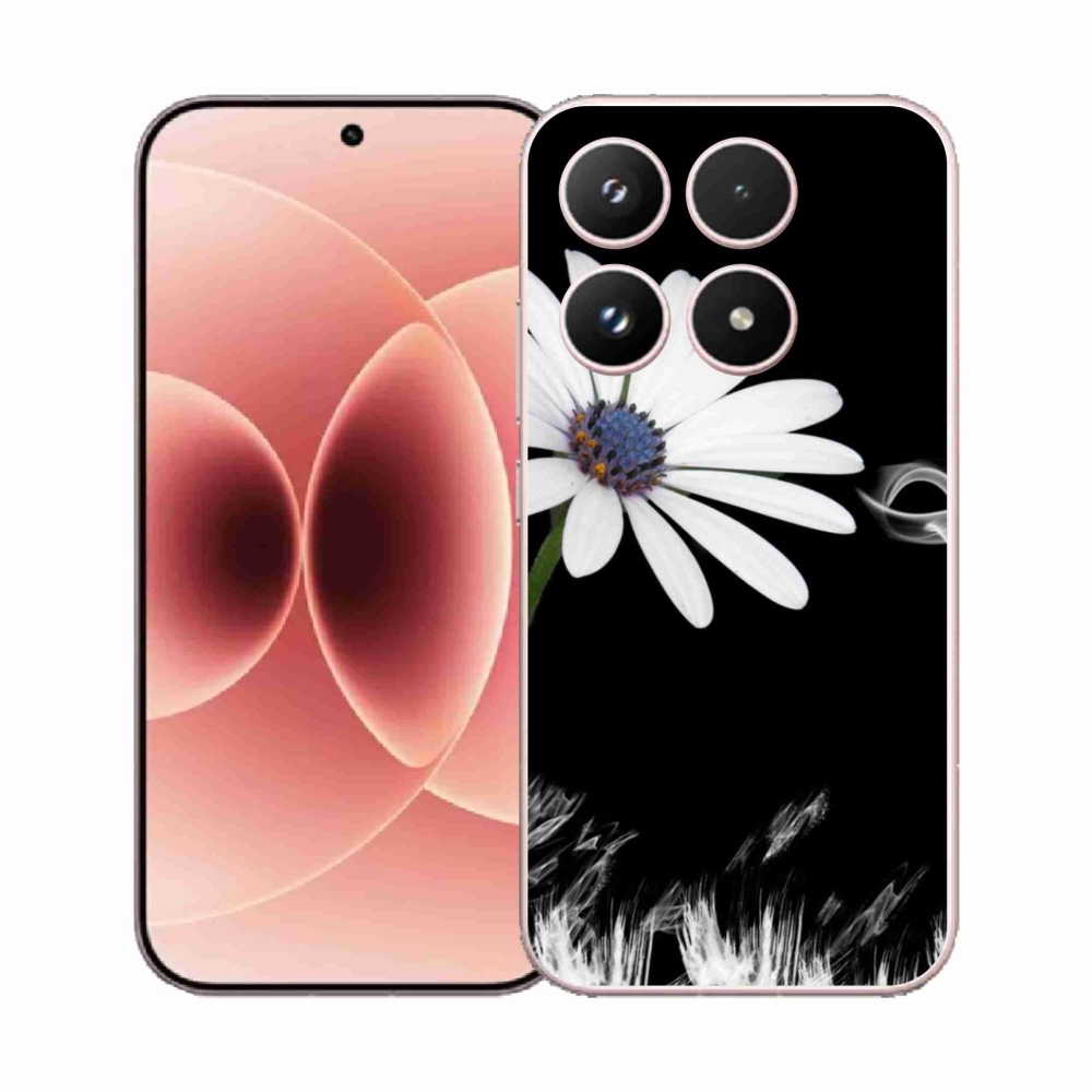 Gélový kryt mmCase na Xiaomi 17 - biela kvetina