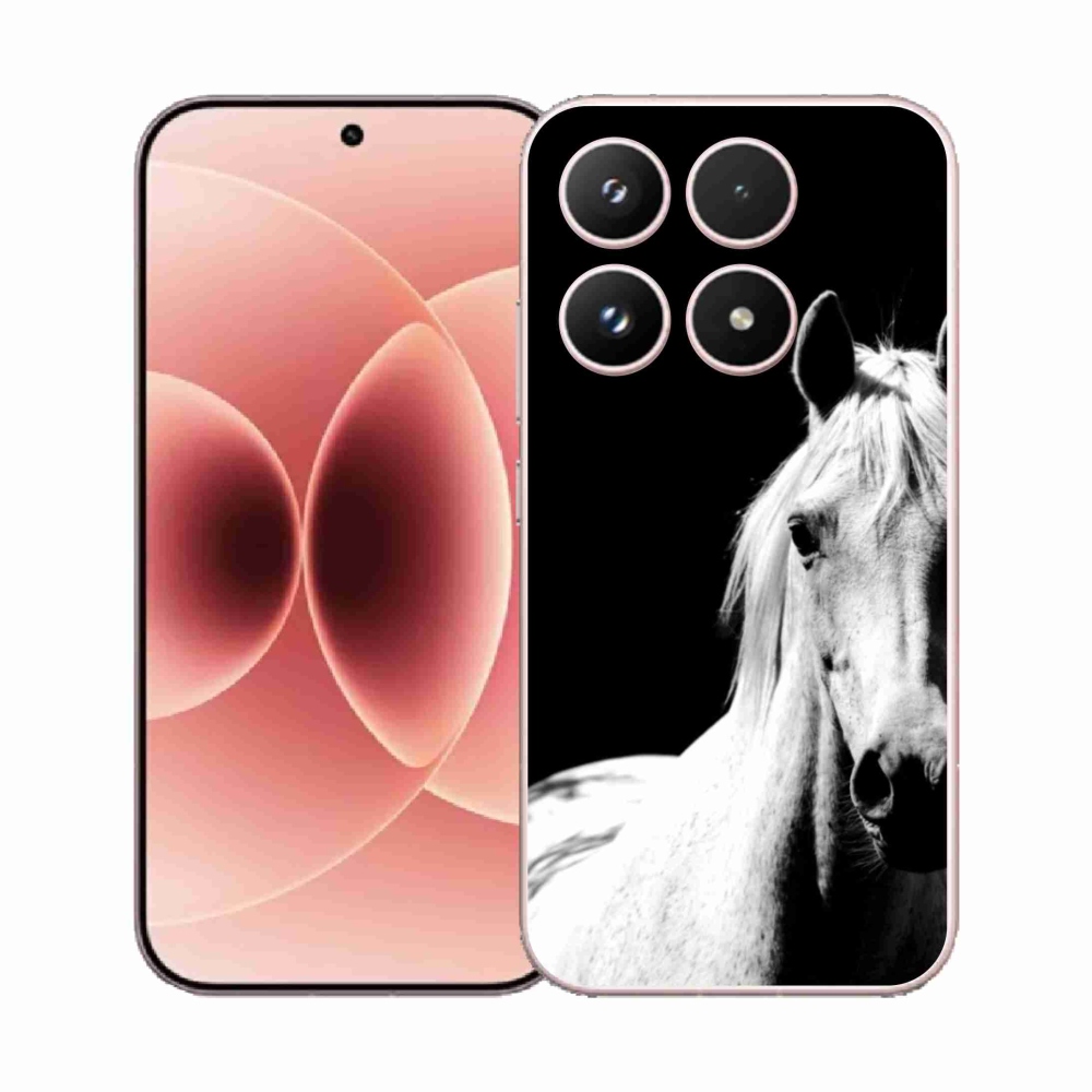 Gélový kryt mmCase na Xiaomi 17 - biely kôň 5