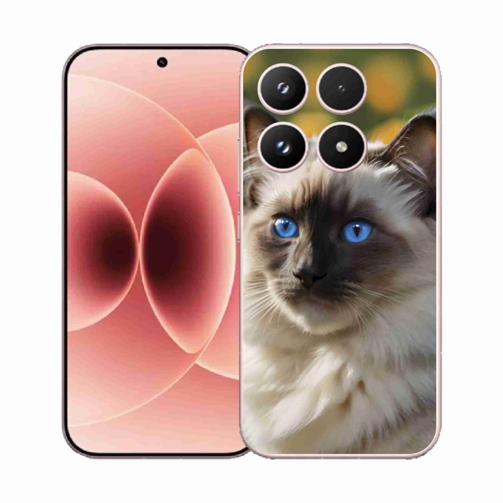 Gélový kryt mmCase na Xiaomi 17 - biely ragdoll