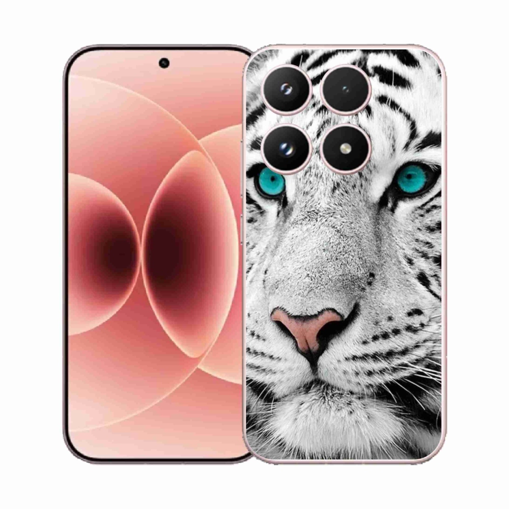 Gélový kryt mmCase na Xiaomi 17 - biely tiger