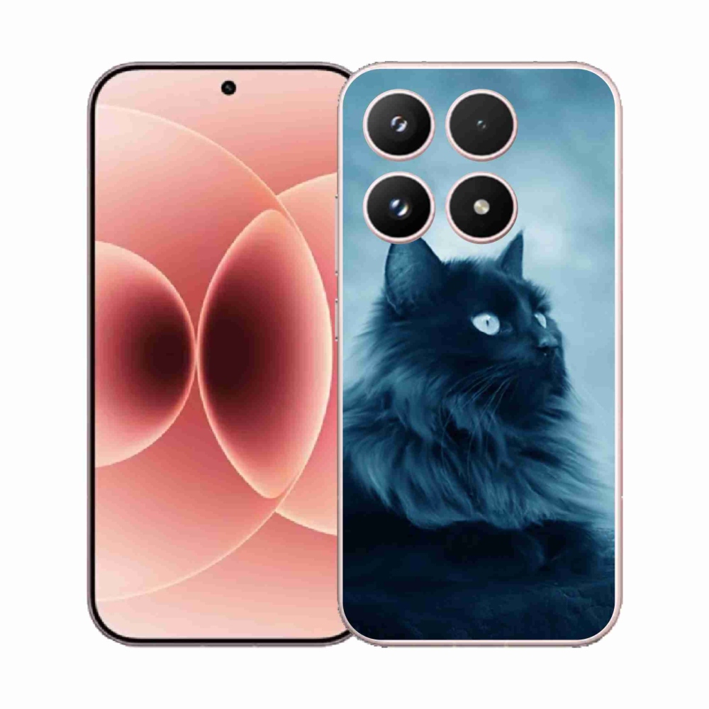 Gélový kryt mmCase na Xiaomi 17 - čierna mačka 1